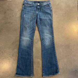 Rock & Republic kasandra blue denim boot cut mid rise jeans womens size 6